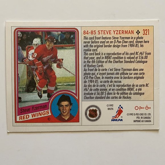 Detroit Red Wings Vintage NHL Hockey Cards - Lot of 21 w/ Yzerman, Fedorov - Picture 11 of 13